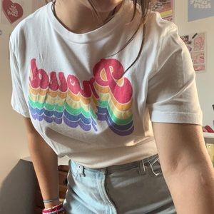 Proud white T-shirt